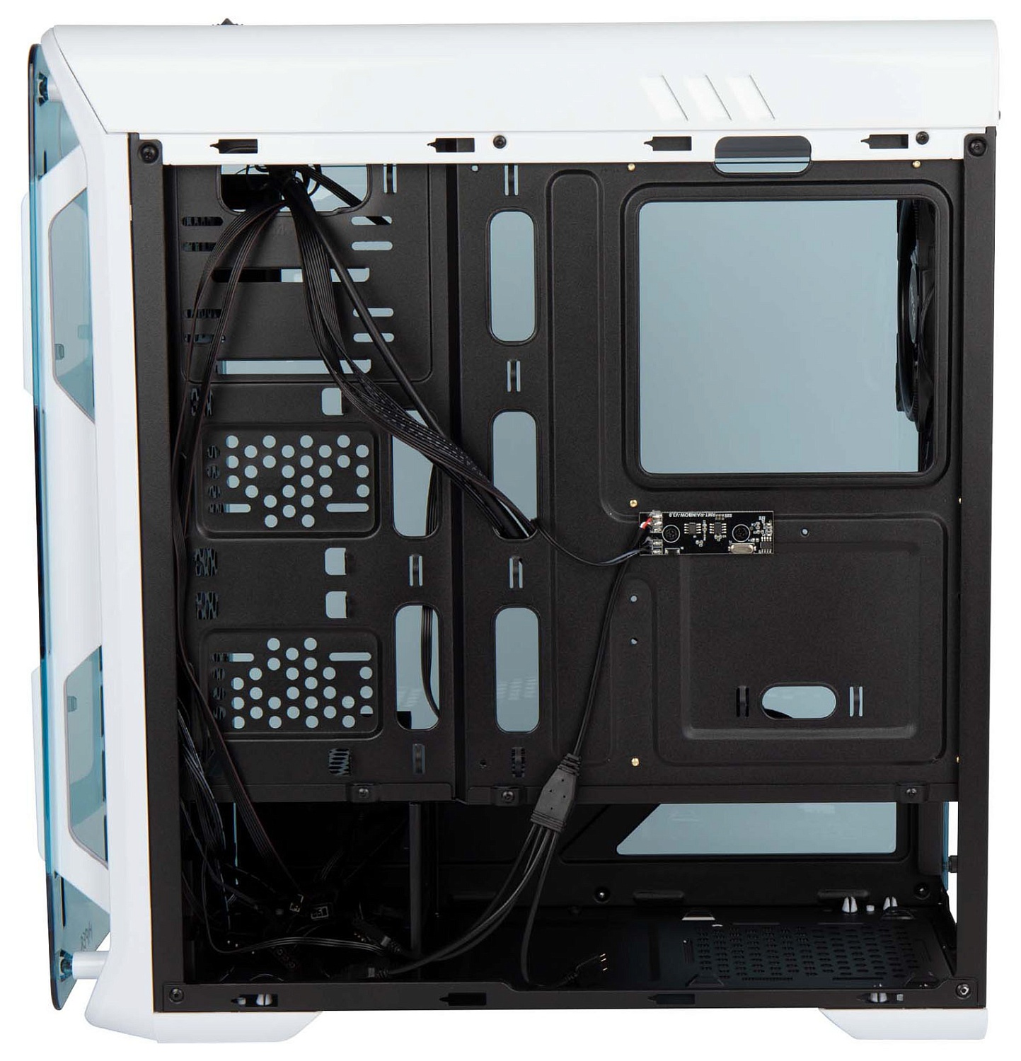 Корпус Hiper OW белый без БП ATX 2x120mm 2xUSB2.0 1xUSB3.0 audio bott PSU