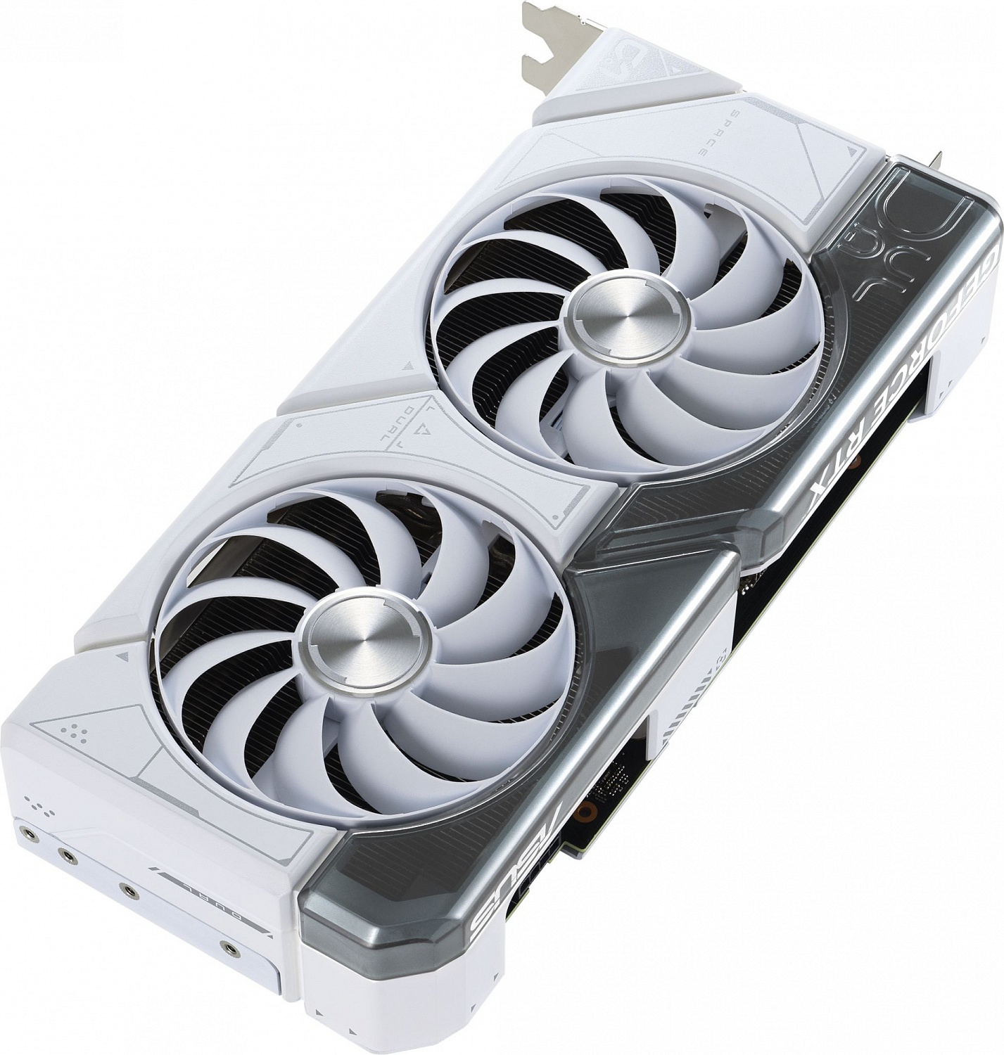 Видеокарта Asus PCI-E 4.0 DUAL-RTX4070-O12G-WHITE NVIDIA GeForce RTX 4070 12288Mb 192 GDDR6X 2520/21000 HDMIx1 DPx3 HDCP Ret