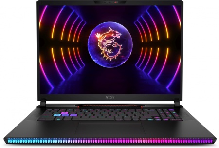 Ноутбук MSI Raider GE78HX 13VH-214RU Core i7 13700HX 32Gb SSD1Tb NVIDIA GeForce RTX4080 12Gb 17.3" IPS QHD+ (2560x1600) Windows 11 Home black WiFi BT Cam (9S7-17S111-214)