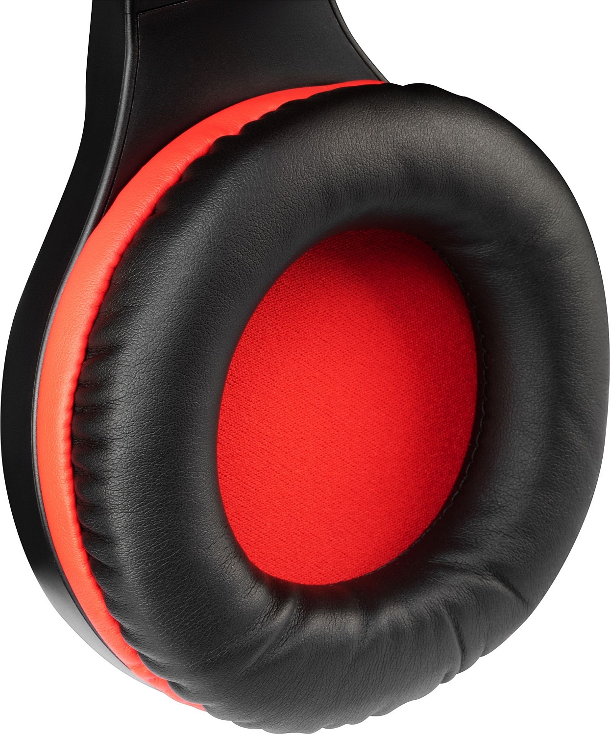 Наушники с микрофоном Оклик HS-L610G SAMURAI черный/красный 2.2м мониторные USB оголовье (1460161)