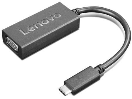 Адаптер для ноутбука Lenovo ThinkPad 4X90M42956 черный USB-C - VGA