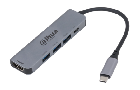 Док станция DAHUA  Док станция 7 in 1 USB 3.1 Type-C to USB 3.0 + HDMI + SD/TF + PD Docking Station