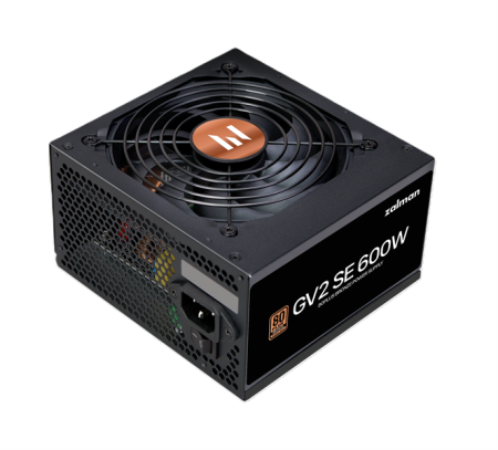 Блок питания Zalman ZM600-GV2SE, 600W, ATX12V v2.52, APFC, 12cm Fan, 80+ Bronze, Retail