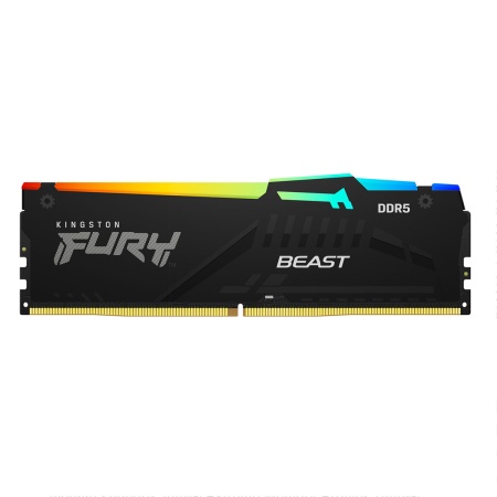 8GB Kingston DDR5 6000 DIMM FURY Beast Black RGB KF560C40BBA-8 Non-ECC, CL40, 1.35V, 1RX8 40-40-40 288-pin, RTL