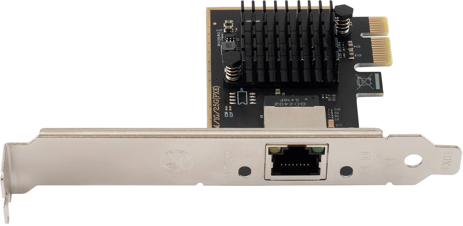 Сетевая карта 2.5G Ethernet Digma DPE12G5-TX PCI Express