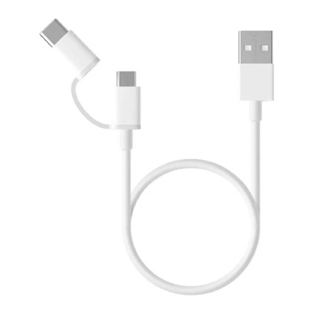 Кабель Xiaomi Mi 2-in-1 USB Cable Micro-USB to Type C 30см SJX02ZM (SJV4083TY)