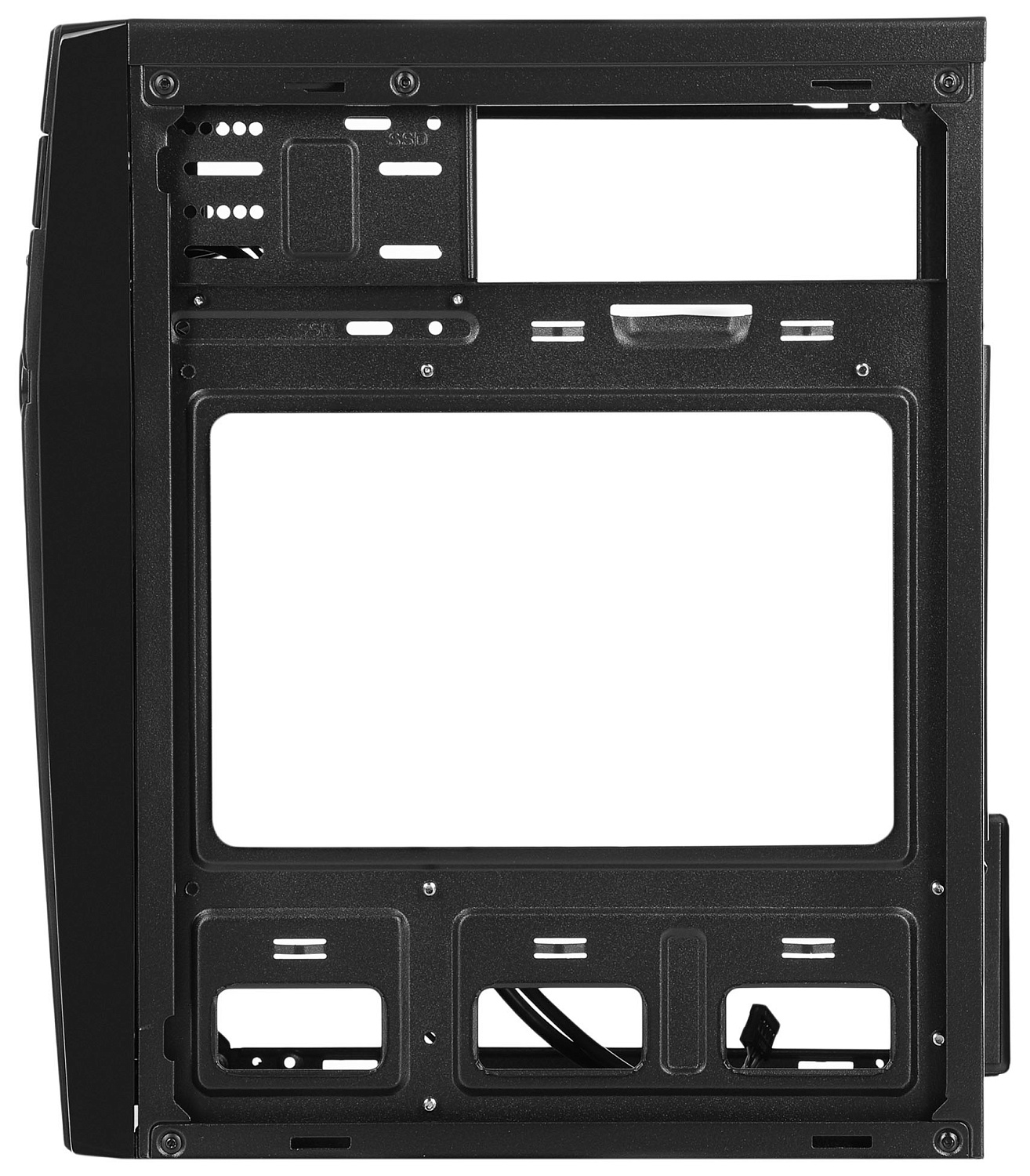 Корпус Digma DC-MATX102-U2 черный без БП mATX 1x80mm 2x120mm 2xUSB2.0 audio