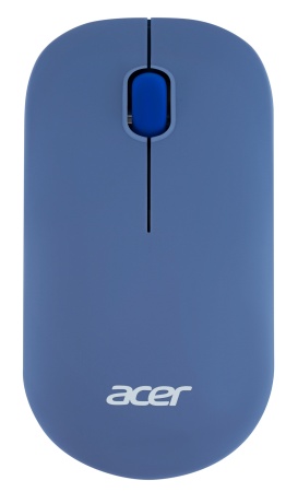 Мышь Acer OMR200 синий оптическая (1200dpi) беспроводная USB для ноутбука (2but)