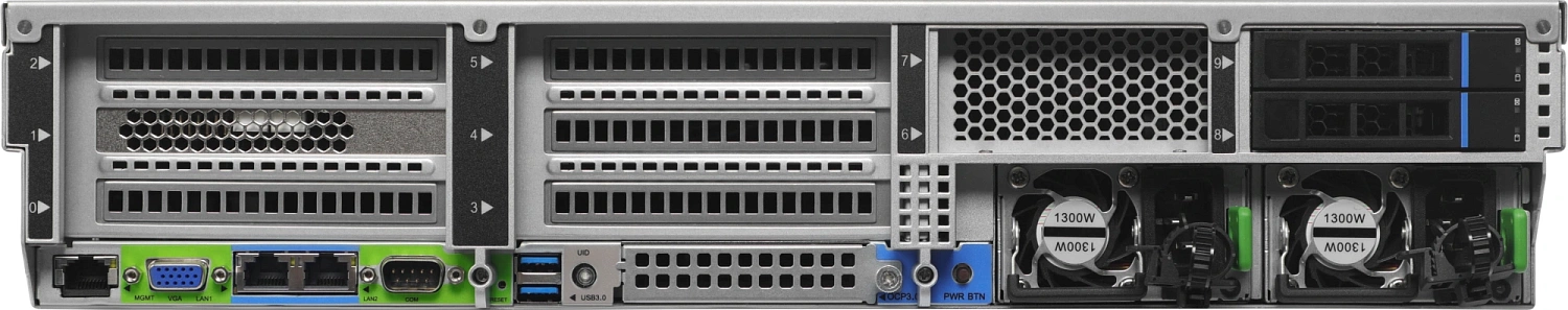 Сервер IRU Rock g2225p 2x6348 4x64Gb 2x1800Gb 2.5" SAS-3 9361-8I AST2500 2xGigEth 2x1300W w/o OS (2139294)