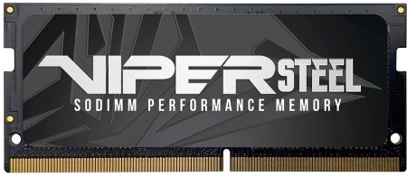 Память DDR4 32Gb 2666MHz Patriot PVS432G266C8S Viper Steel RTL PC4-21300 CL18 SO-DIMM 260-pin 1.2В Ret