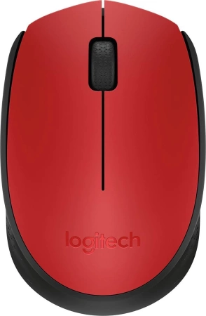 Мышь беспроводная Logitech M171 Red (красная, оптическая, 1000dpi, 2.4 GHz/USB-ресивер) (арт. 910-004645, M/N: M-R0060 / C-U0010)