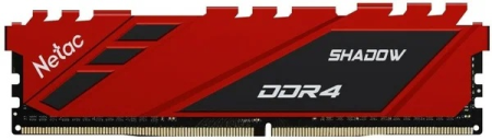 Память DDR4 16Gb 3200MHz Netac NTSDD4P32SP-16R Shadow RTL PC4-25600 CL16 DIMM 288-pin 1.35В с радиатором Ret