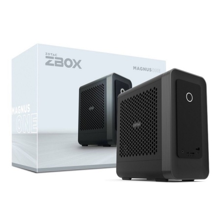 Платформа системного блока с ЦПУ Zotac ZOTAC ZBOX-ERP54060C-BE, Barebone, NVIDIA RTX4060, i5-13400, WIFI, BT, EU PLUG 2x DDR5 SODIMM slots, M.2 SSD slot, 2.5" SATAIII BAY,2.5G LAN, GLAN, 3x DP, HDMI, black