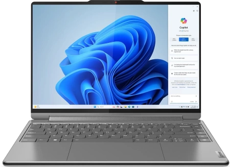 Ноутбук Lenovo Yoga 9 14IMH9 Core Ultra 7 155H 32Gb SSD1Tb Intel Arc 14" OLED Touch 4K (3840x2400) Windows 11 Home grey WiFi BT Cam Bag (83AC005ERK)