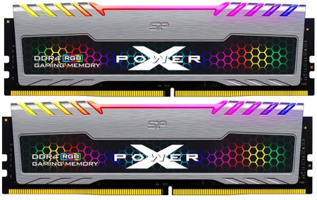 Память DDR4 2x16GB 3200MHz Silicon Power SP032GXLZU320BDB Xpower Turbine RGB RTL Gaming PC4-25600 CL16 DIMM 288-pin 1.35В kit single rank с радиатором Ret