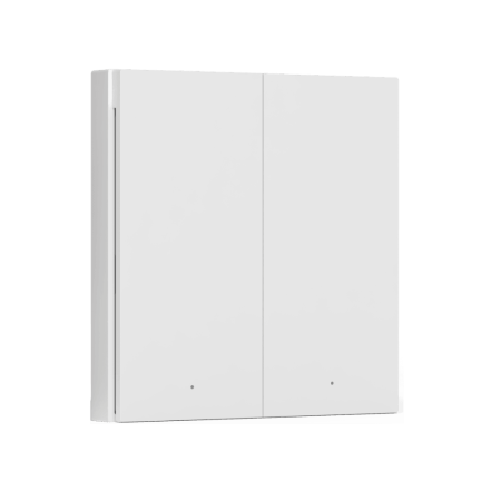 Умный выключатель Aqara Wireless Remote Switch H1 2-хкл. белый (WRS-R02)