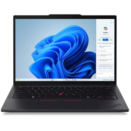 Ноутбук ThinkPad T14 Gen 5 14" WUXGA (1920 x 1200) IPS 400N AG, Ultra 7 165U, 16GB DDR5 5600, 1TB SSD M.2, Intel Graphics, WIFI6, BT, 5.0MP Cam, FPR, 4Cell 52.5Wh, 65W USB-C, Win 11 ProEng, 1Y