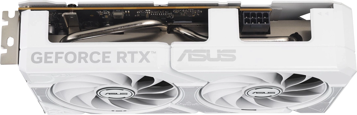 Видеокарта Asus PCI-E 5.0 DUAL-RTX5060-O8G-WHITE NVIDIA GeForce RTX 5060 8Gb 128bit GDDR7 2602/28000 HDMIx1 DPx3 HDCP Ret