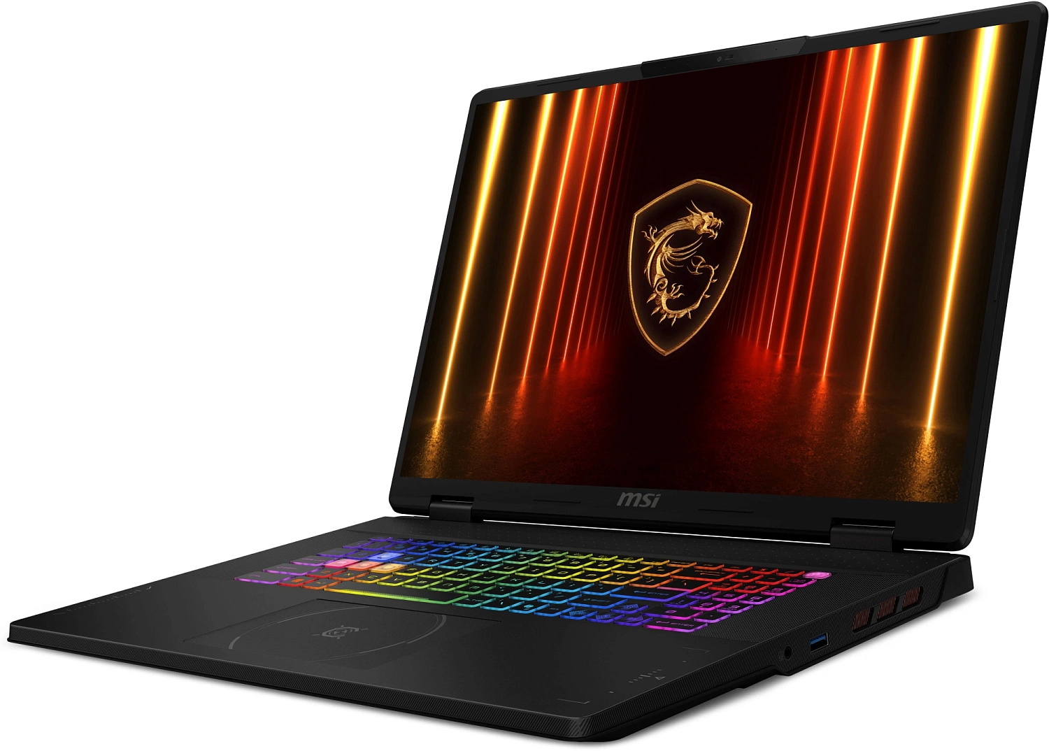 Ноутбук MSI Crosshair 18 HX AI A2XWGKG-012US Core Ultra 9 275HX 32Gb SSD1Tb NVIDIA GeForce RTX 5070 8Gb 18" IPS QHD+ (2560x1600) Windows 11 Multi Language black WiFi BT Cam (9S7-184111-045)