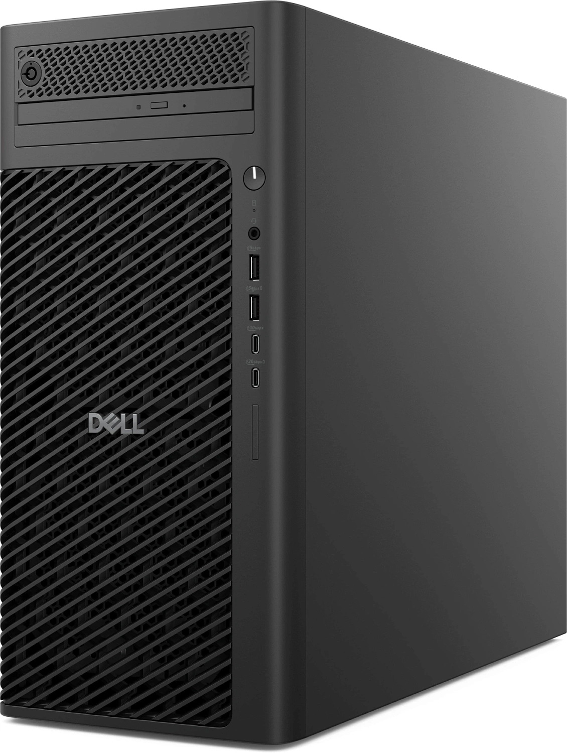 ПК Dell Pro Max Tower T2 MT Core Ultra 7 265K (3.9) 64Gb SSD1Tb RTX A4000 16Gb CR Windows 11 Pro GbitEth мышь клавиатура черный (DPMT-7411)