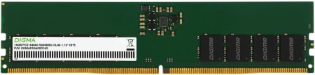 Память DDR5 16GB 5600MHz Digma DGMAD55600016S RTL PC5-44800 CL46 DIMM 288-pin 1.1В single rank Ret