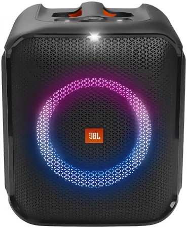 Минисистема Hi-Fi JBL PartyBox Encore Essential черный/оранжевый 100Вт USB BT Минисистема Hi-Fi JBL PartyBox Encore Essential черный/оранжевый 100Вт USB BT