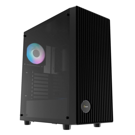Корпус Case Ocypus Gamma C70 BK ARGB ATX / win / black / 4 ARGB fans / no PSU / Tempered Glass