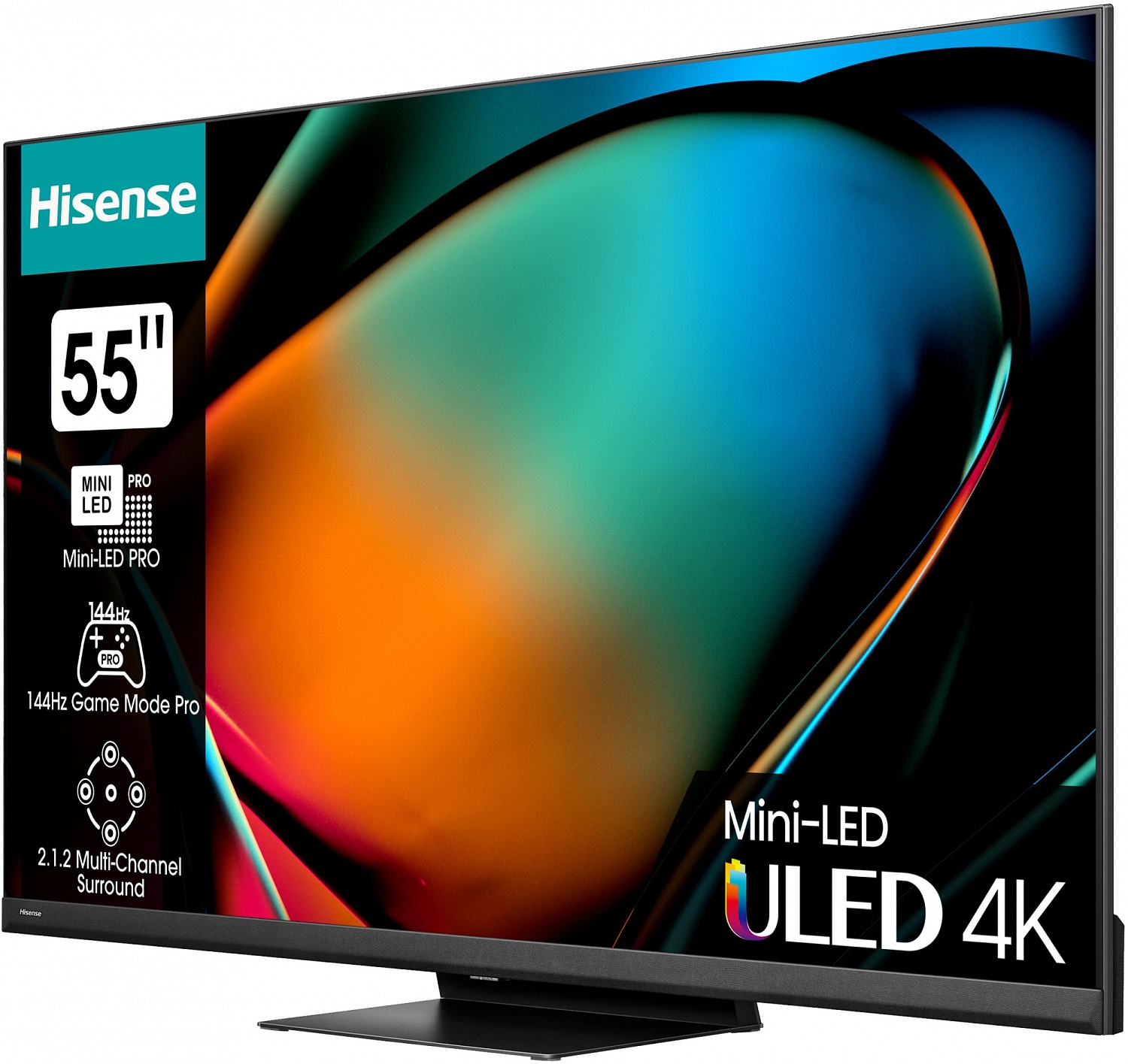 Телевизор LED Hisense 75" 75U8KQ темно-серый 4K Ultra HD 120Hz DVB-T DVB-T2 DVB-C DVB-S DVB-S2 USB WiFi Smart TV