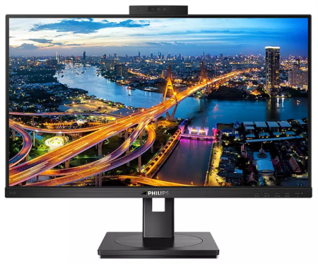 Монитор 23,8" Philips 243B1JH 1920x1080 75Гц IPS W-LED 16:9 4ms HDMI DP 4*USB-A3.2 1*USB-C3.2 50M:1 1000:1 178/178 250cd Webcam HAS Pivot Tilt Swivel Speakers Black