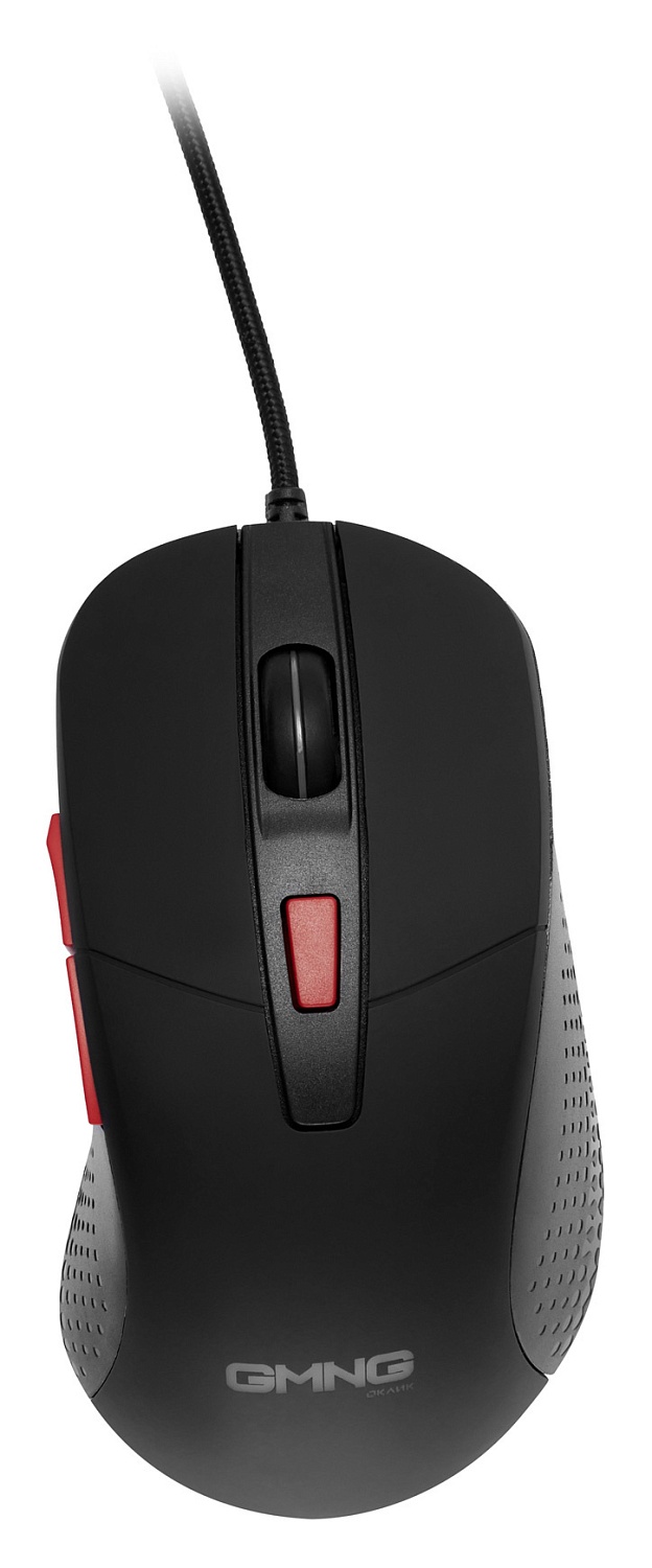 Мышь GMNG 720GM черный/красный оптическая (3200dpi) USB для ноутбука (6but) Мышь GMNG 720GM черный/красный оптическая (3200dpi) USB для ноутбука (6but)