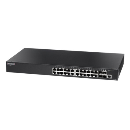 ECS2100-28T Edge-corE 24 ports 10/100/1000Base-T + 4G SFP uplink ports L2 Gigabit Ethernet Switch - Pro Smart