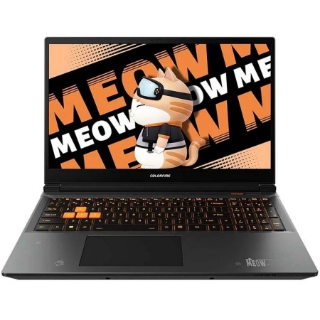 Ноутбук Colorful MEOW R15 24-HR87B16512E-O-RUA-KA AMD Ryzen 7-8845HS/16Gb/SSD512Gb/RTX 4070 8Gb/15.6"/IPS/QHD/165Hz/NoOS/Orange (A10305000027)