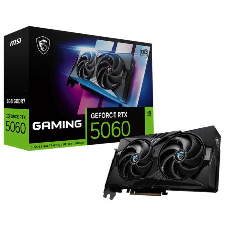 Bad Pack Видеокарта MSI RTX5060 GAMING OC 8GB GDDR7 128bit 3xDP HDMI 2FAN RTL