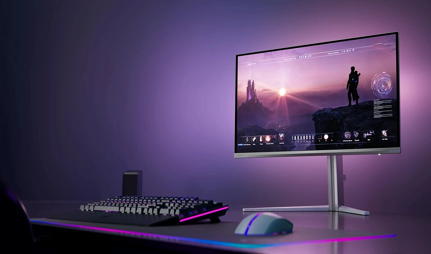 Монитор Philips 27" Evnia Gaming 27M2N8800 белый QD OLED LED 0.03ms 16:9 HDMI матовая HAS 1000:1 250cd 178гр/178гр 3840x2160 240Hz DP 2K USB 7.35кг