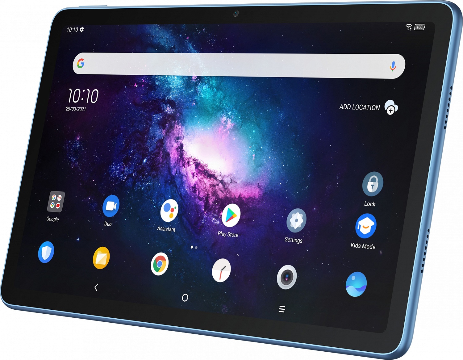 Планшет TCL Tabmax 10 MT MT8788A (2.0) 8C RAM4Gb ROM64Gb 10.36" IPS 2000x1200 Android голубой 13Mpix 8Mpix BT WiFi Touch microSD 256Gb minUSB 8000mAh до 1000hrs