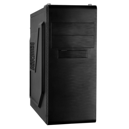 Корпус Miditower ExeGate UN-603-UN350 (ATX, БП UN350 с вент. 12см, 2*USB, аудио, черный)