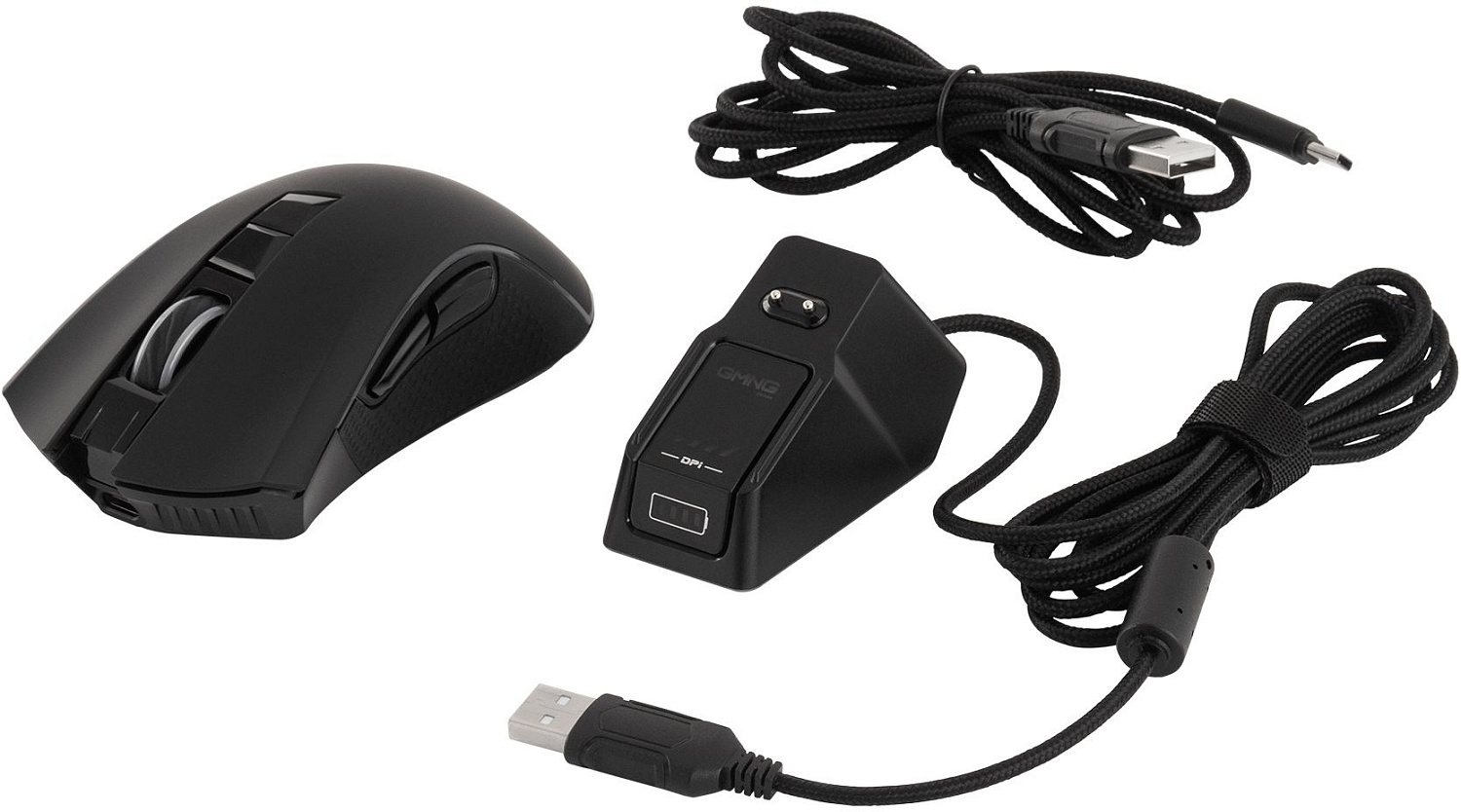 Мышь GMNG 980GMW черный оптическая (10000dpi) беспроводная USB для ноутбука (7but) Мышь GMNG 980GMW черный оптическая (10000dpi) беспроводная USB для ноутбука (7but)
