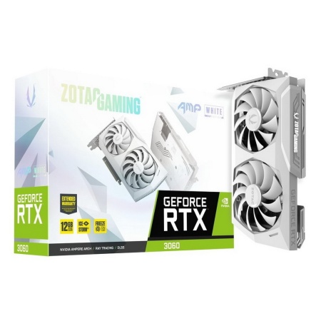 RTX3060 AMP White Edition 12GB GDDR6 192bit DVI HDMI 3xDP LHR RTL {5} (622854)