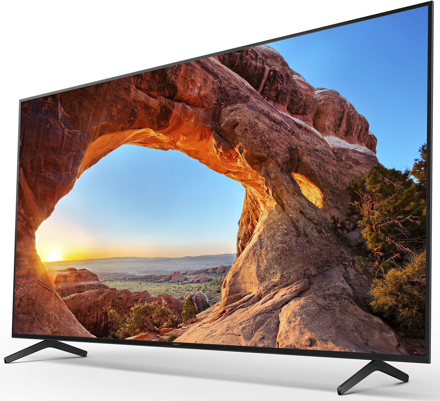Телевизор LED Sony 85" KD-85X85TJ BRAVIA черный 4K Ultra HD 100Hz DVB-T DVB-T2 DVB-C DVB-S DVB-S2 USB WiFi Smart TV
