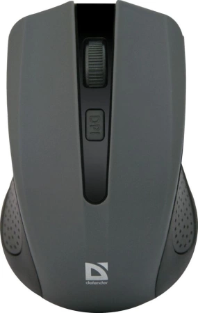 Мышь Defender Accura MM-935 серый оптическая 1600dpi беспров. USB для ноутбука 3but (52936)