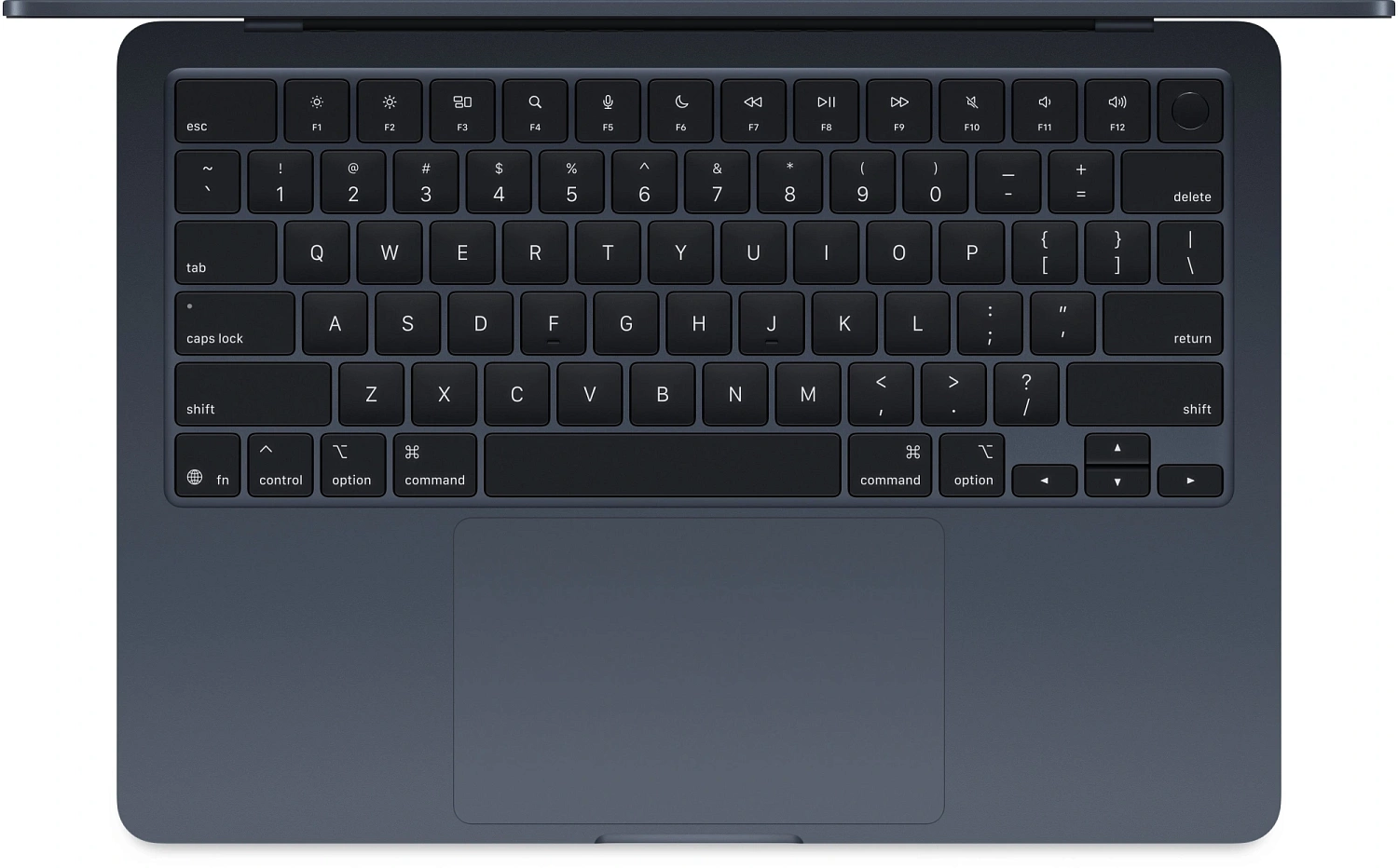 Ноутбук Apple MacBook Air A3240 M4 10 core 16Gb SSD256Gb/8 core GPU 13.6" Liquid Retina (2560x1664) macOS midnight WiFi BT Cam (Z1CX0002S(MW123))