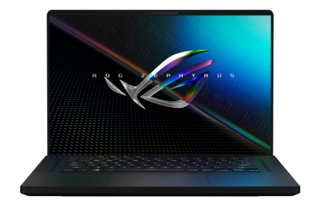 Ноутбук ASUS ROG Zephyrus M16 GU603ZX-K8053X Core i9 12900H/32Gb DDR4/2TB M.2 SSD/16" IPS 165Hz 500nits (2560 x 1600)/GeForce RTX 3080Ti 16Gb /WiFi6/BT/Cam/Windows 11 Pro/1.9Kg/Off Black/RU_EN_Keyboard