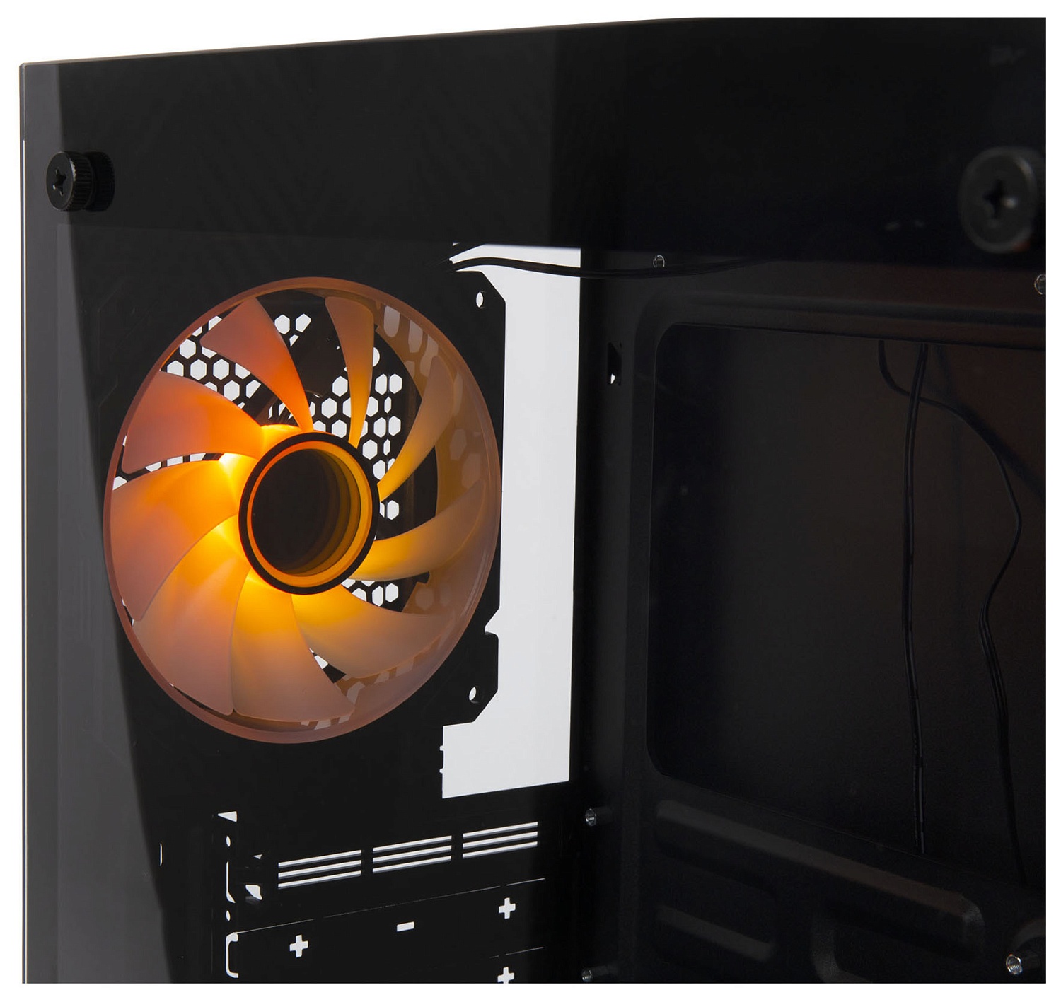 Корпус Hiper M65 черный без БП mATX 3x120mm 2xUSB2.0 1xUSB3.0 audio bott PSU