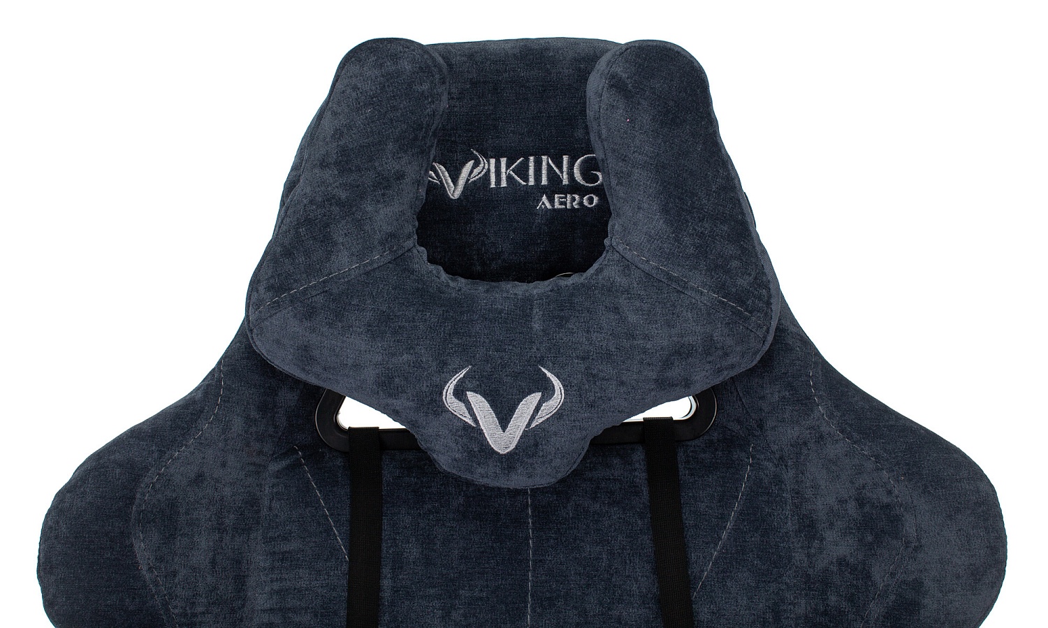 Кресло игровое Zombie VIKING KNIGHT Fabric синий Light-27 с подголов. крестов. металл Кресло игровое Zombie VIKING KNIGHT Fabric синий Light-27 с подголов. крестов. металл
