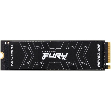 Твердотельный накопитель SSD Kingston M.2 2280 1TB FURY Renegade Client SSD SFYRS/1000G PCIe 4.0 NVMe, 7300/6000 MTBF 1.8M, 3D TLC, 1000TBW, 0.55DWPD, with Heat Spreader (5 лет), OEM