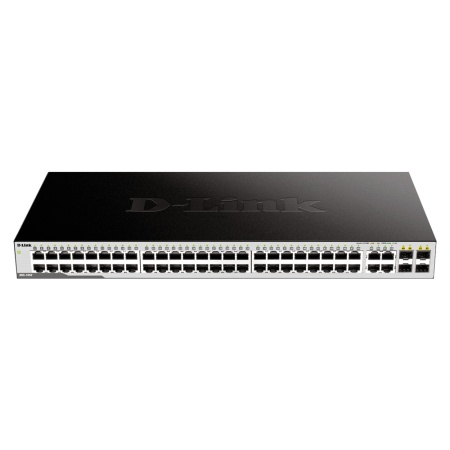 Коммутатор D-Link Unmanaged Switch 48x1000Base-T, 4xCombo 1000Base-T/SFP, Surge 1KV, metal case