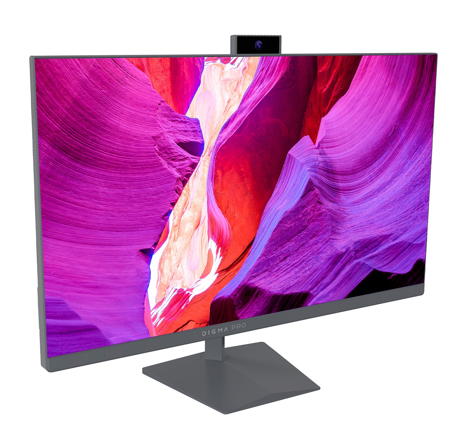 Моноблок Digma PRO AiO 27i 27" 2K i7 1165G7 (2.8) 16Gb SSD1Tb Iris Xe Windows 11 Professional GbitEth WiFi BT 90W клавиатура мышь Cam серый 2560x1440