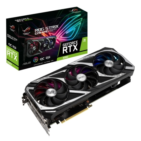 ROG-STRIX-RTX3060-O12G-V2-GAMING 12GB GDDR6 192bit 2xHDMI 3xDP LHR RTL (310426)