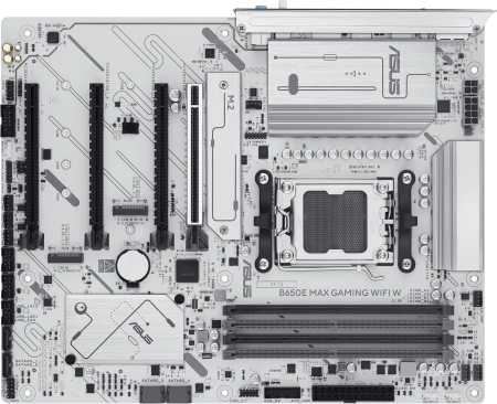 Материнская плата ASUS B650E MAX GAMING WIFI W, AM5, B650, 4*DDR5,  4*SATA, 3*M.2, 5*USB 3.2, 2*USB 2.0, Type-C, 5*PCIx16, DP+HDMI, ATX
