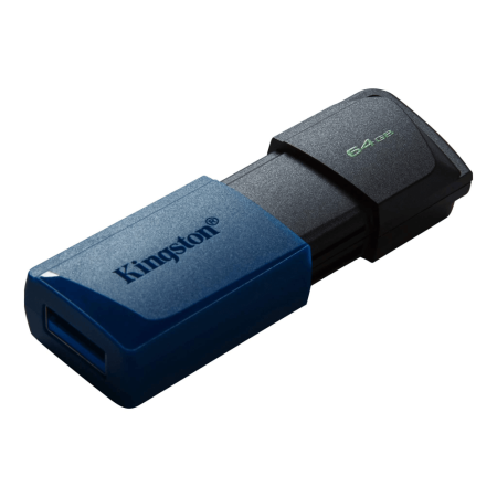 Флеш Диск Kingston 64Gb DataTraveler Exodia M DTXM/64GB USB3.0 черный/синий